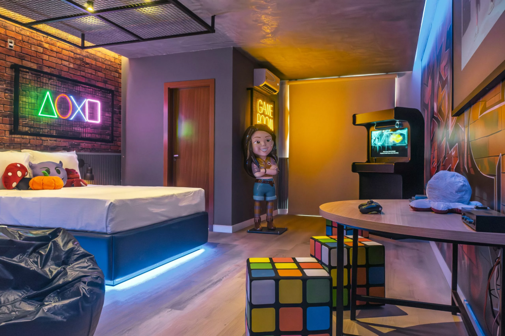 Quarto temático no Santíssimo Resort em Tiradentes Minas Gerais