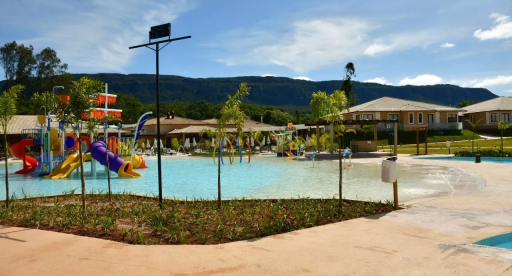 Área de lazer do Santíssimo Resort em Tiradentes Minas Gerais